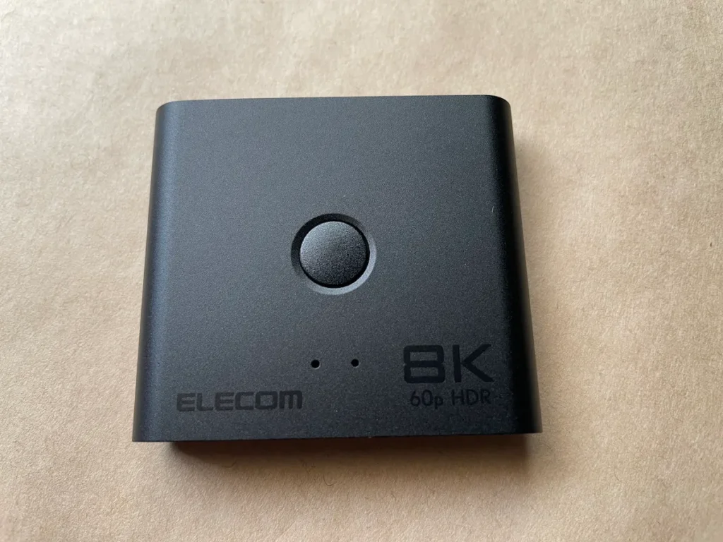 ELECOM ULTRA HIGH SPEED対応 HDMI切替機本体の外観